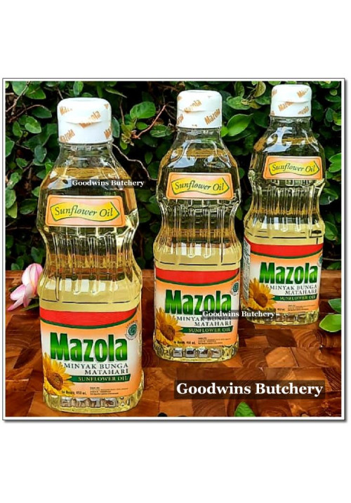 Oil Mazola Switzerland SUNFLOWER OIL minyak biji bunga matahari 450ml